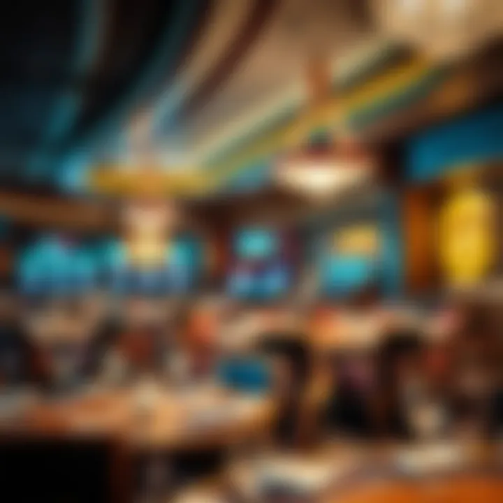 Luxurious dining area within 4 Winds Casino highlighting culinary offerings