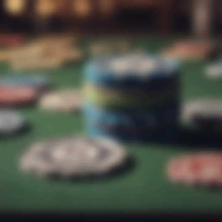 An infographic depicting the various factors influencing poker chip market demand.