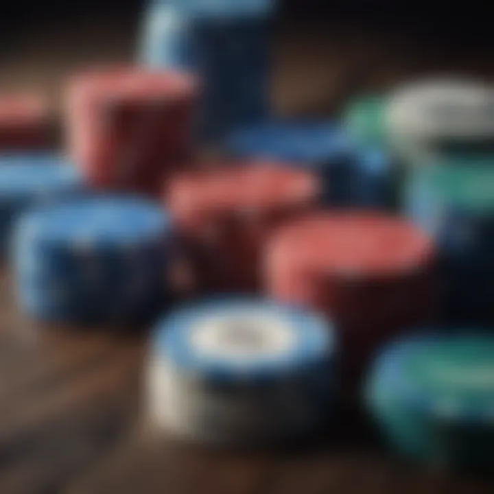 A graph illustrating the historical pricing trends of poker chips over the years.