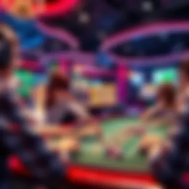 Virtual casino gameplay