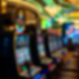 Luxurious slot machine setup at Venetian Casino