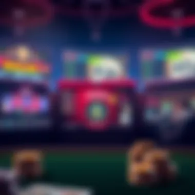 Visual representation of online betting platforms