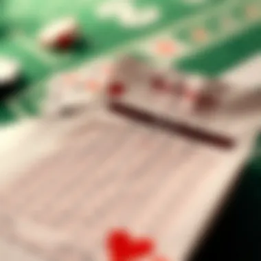 Understanding Betting Odds A close-up of betting slips and odds displayed