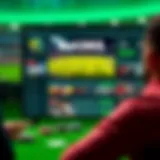 User interface of Bet365 sports betting platform showcasing various sports