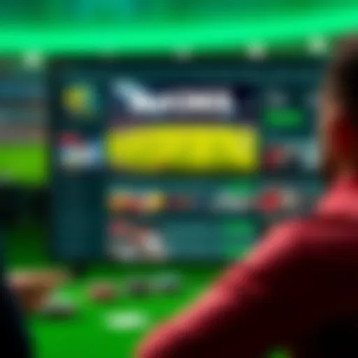 User interface of Bet365 sports betting platform showcasing various sports
