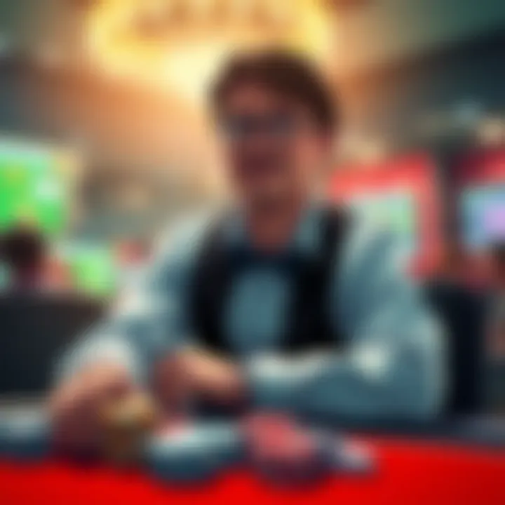 Illustration of responsible gaming practices with informative graphics