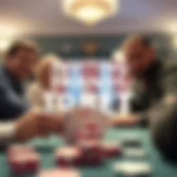 Invitation concept for betting friends