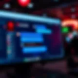 Exploring the Bovada Live Chat Interface Bovada live chat interface on a computer screen