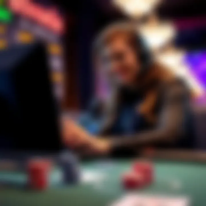 Customer support representative assisting a user