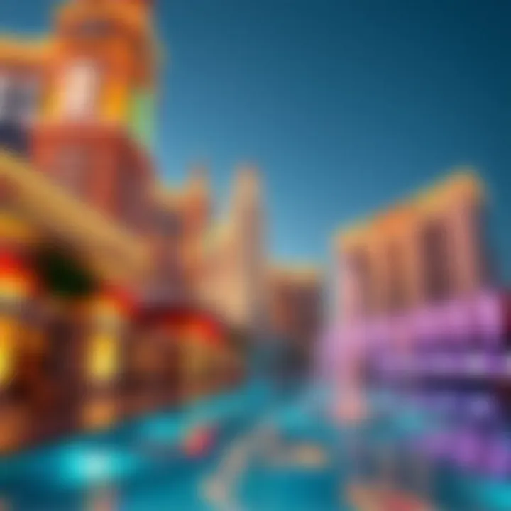 A stunning view of SLS Las Vegas showcasing its architectural brilliance