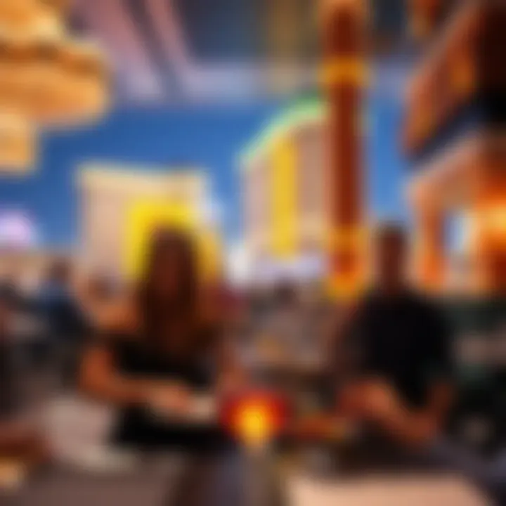 Gourmet dining experience at SLS Las Vegas