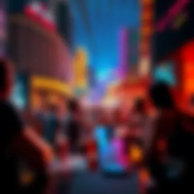 Vibrant nightlife scene at SLS Las Vegas