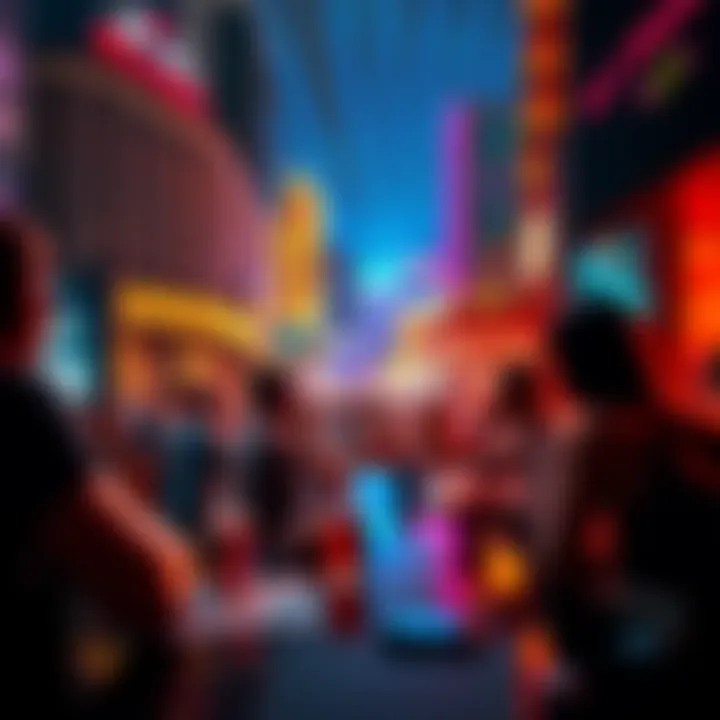 Vibrant nightlife scene at SLS Las Vegas