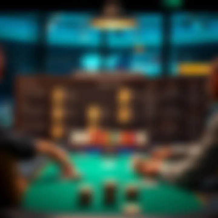 A strategic analysis board with key elements of No-Limit Hold'em strategies highlighted.