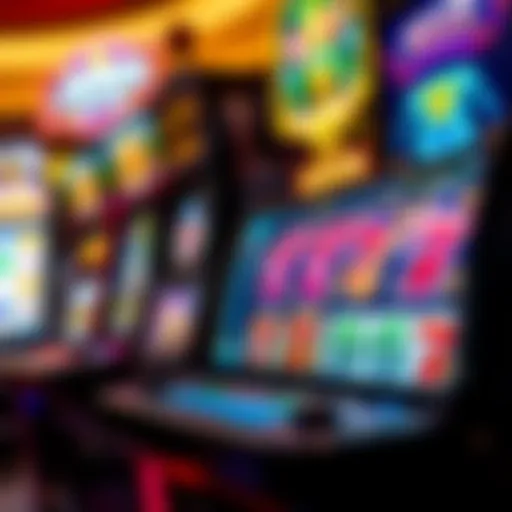 Diverse Themes in Online Slots Visual representation of various online slot games showcasing vibrant themes and graphics