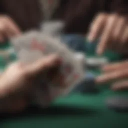 Visual representation of poker hand rankings