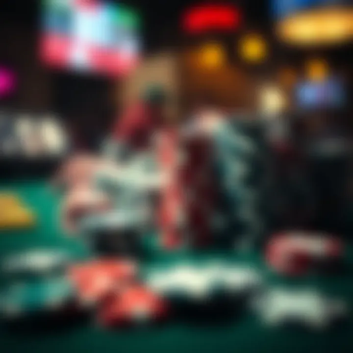 A well-organized poker chip set ready for a game night