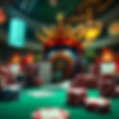 Illustration on responsible gambling practices while playing