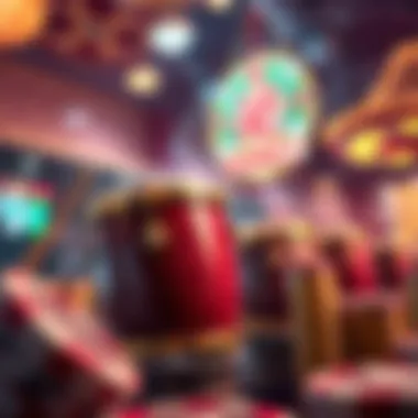 Visual strategy guide for maximizing wins in Dancing Drums