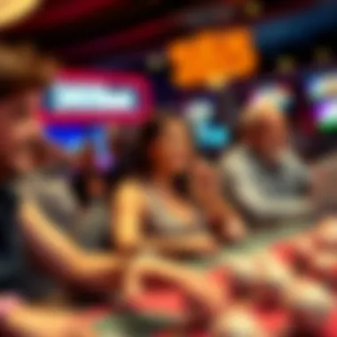 Players enjoying a game of bingo online