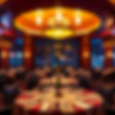 Elegant dining area featuring a gourmet restaurant setting