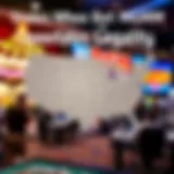 Detailed map showcasing states where Bet MGM is operational