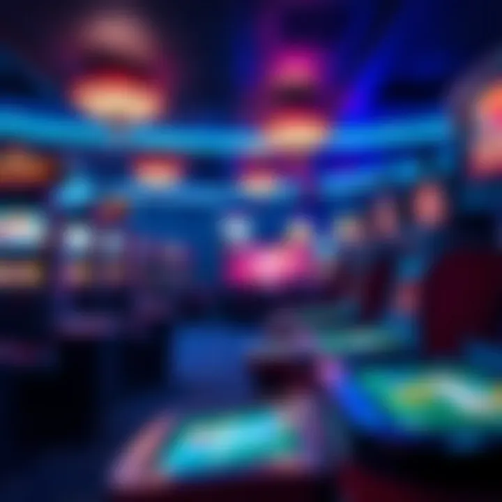 A serene gaming environment highlighting responsible play.