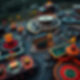 Aerial view of a Native American casino in Minnesota