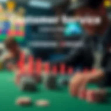 Customer Service Ratings Graphical representation of customer service ratings across competitors