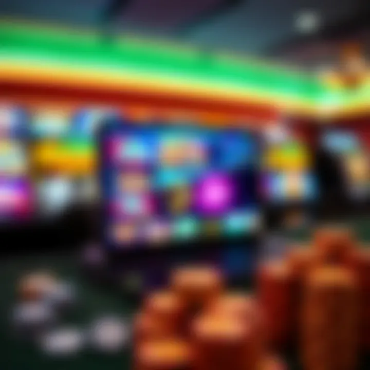 Online gaming platform displaying various games