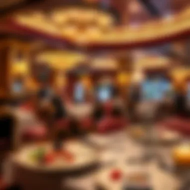 Elegant dining area within MGM Casino offering a gourmet experience
