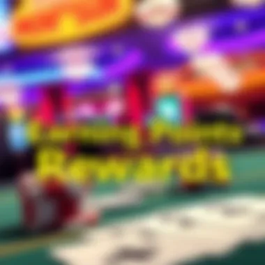 Graphic representation of earning points