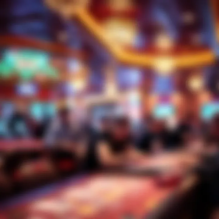 Lively Atmosphere in the Casino Guests enjoying a lively atmosphere in the onboard casino