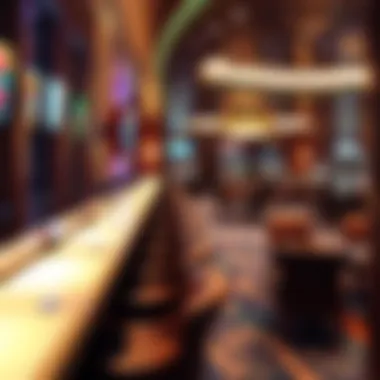 Relaxing Lounge Area with Entertainment Relaxing lounge area adjacent to the casino with entertainment options