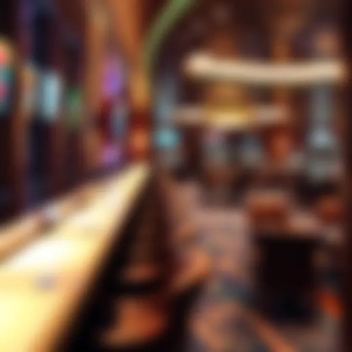 Relaxing Lounge Area with Entertainment Relaxing lounge area adjacent to the casino with entertainment options