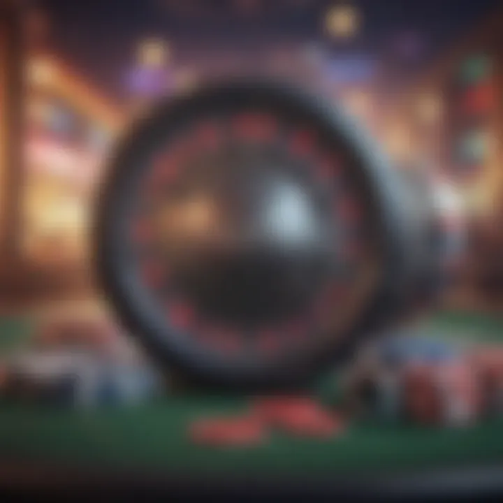 Digital representation of online casino growth