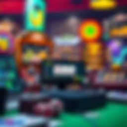 A visual representation of online lottery platforms showcasing different games and interfaces.