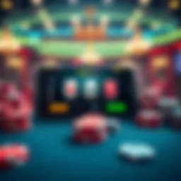 A screenshot of a poker game app showcasing user interface