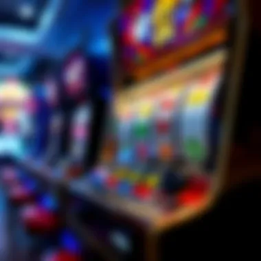 A detailed close-up of a modern slot machine featuring advanced graphics and interactive gameplay elements.