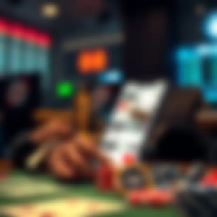 Responsible Gambling in Racing Betting Apps Illustration of responsible gambling practices with a smartphone