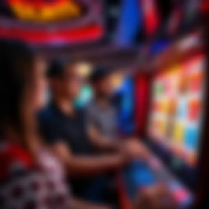 Enthusiasts engaging with a free online slot game interface