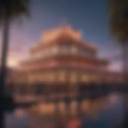 Exterior view of Showboat Casino showcasing its iconic architecture