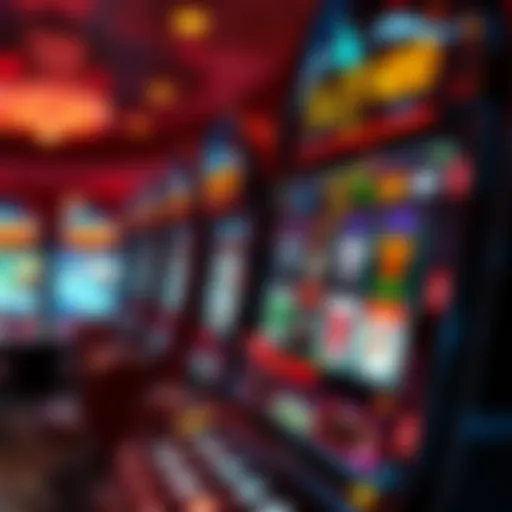 An automated slot machine interface showcasing advanced technology.