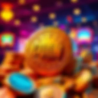 Vibrant display of Slotomania coin rewards