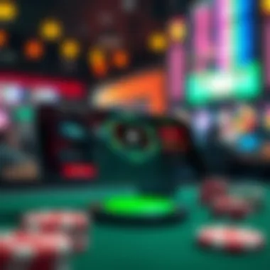 The Future of Betting Technology A sleek interface of a mobile betting application showcasing modern technology in gaming.