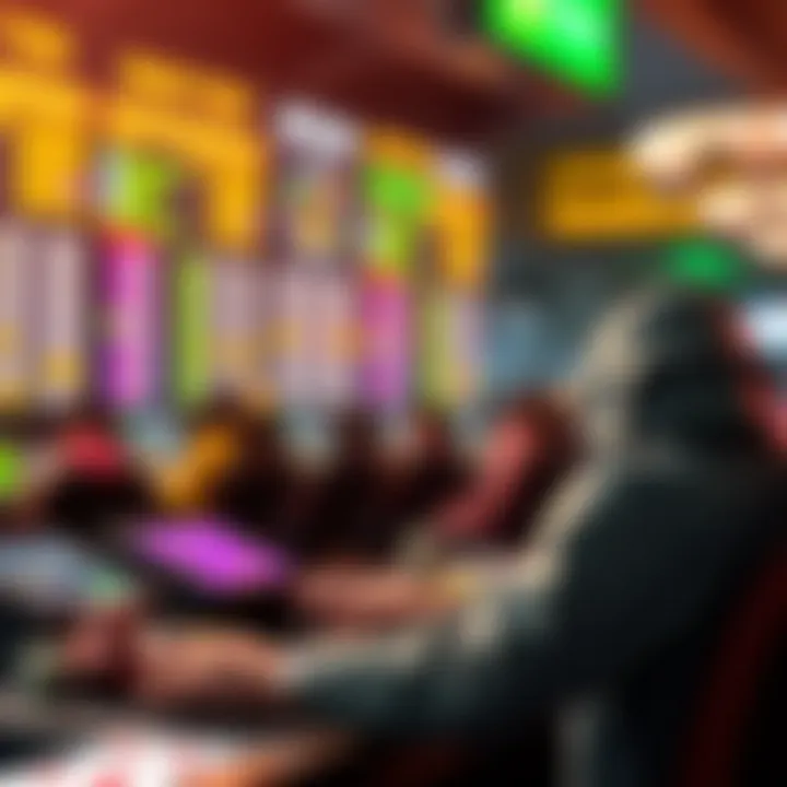 Visual representation of advanced technology enhancing the betting experience