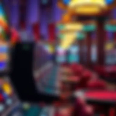 Slots and gaming tables in a vibrant casino environment