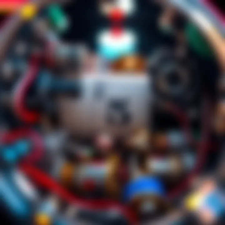 Mechanics of Slot Machines Detailed view of the intricate mechanics inside a slot machine