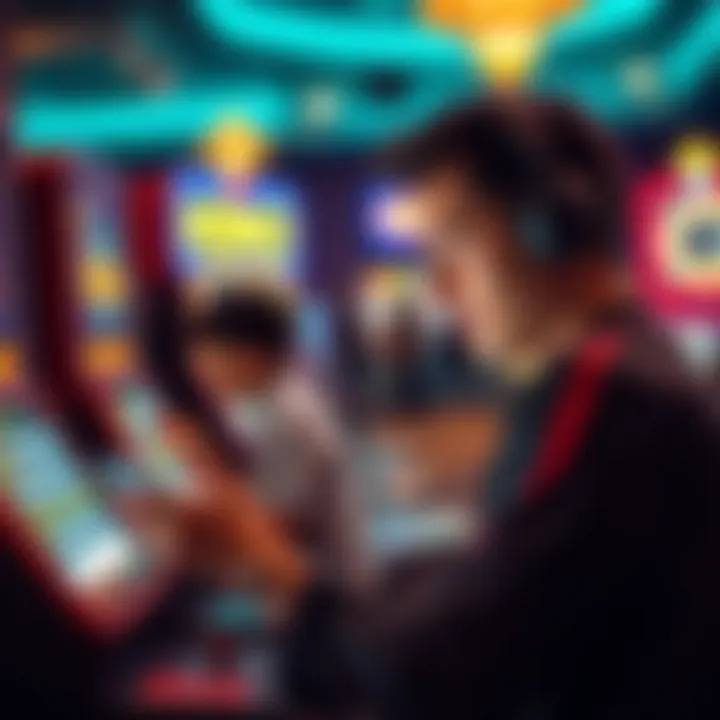 User Engagement in Keno Gaming User engaged in a Keno game on their device