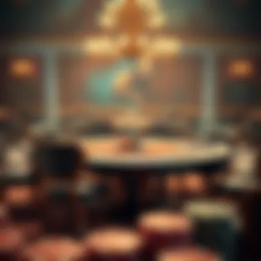 A dynamic table setup for chipless poker